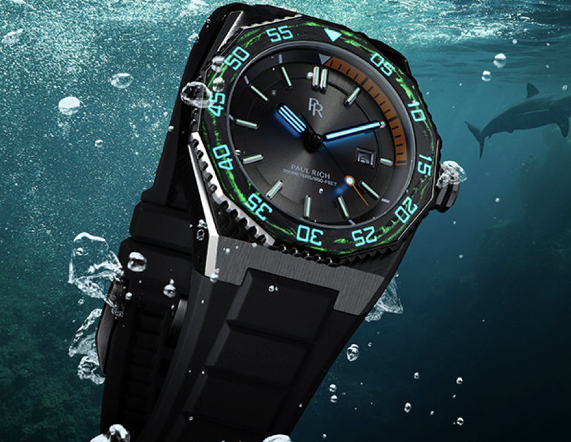 Aquacarbon Pro Midnight Silver watch Aquacarbon Pro Midnight Silver watch