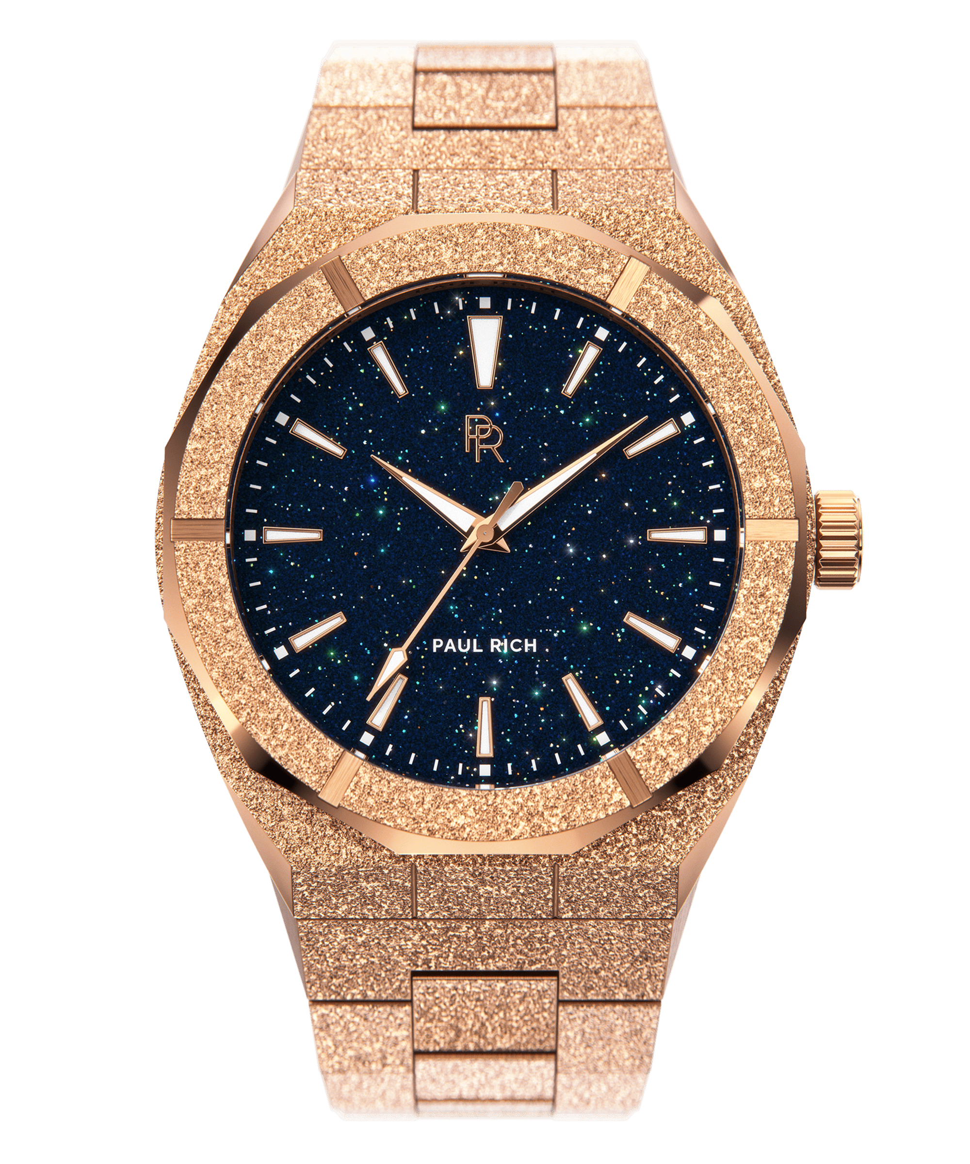 Paul Rich Frosted Star Dust Rose Gold FSD04 Watch 45mm Blue 45 mm