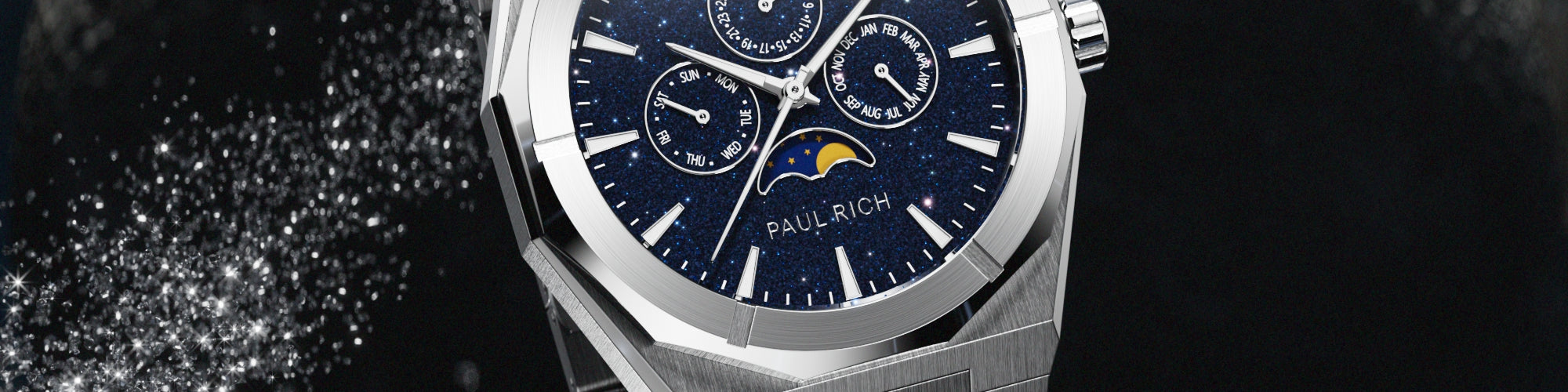 Paul Rich Moonphase Watches - Moon Phase Complication Collection