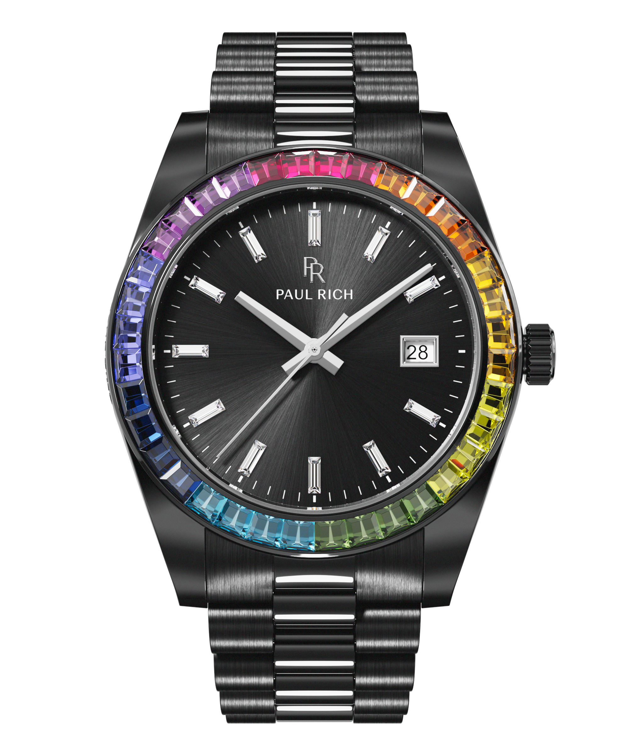 Limited Rainbow Legacy Black | Quartz Watch | Paul Rich