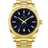 Moissanite Legacy Gold - Aventurine Blue — front view