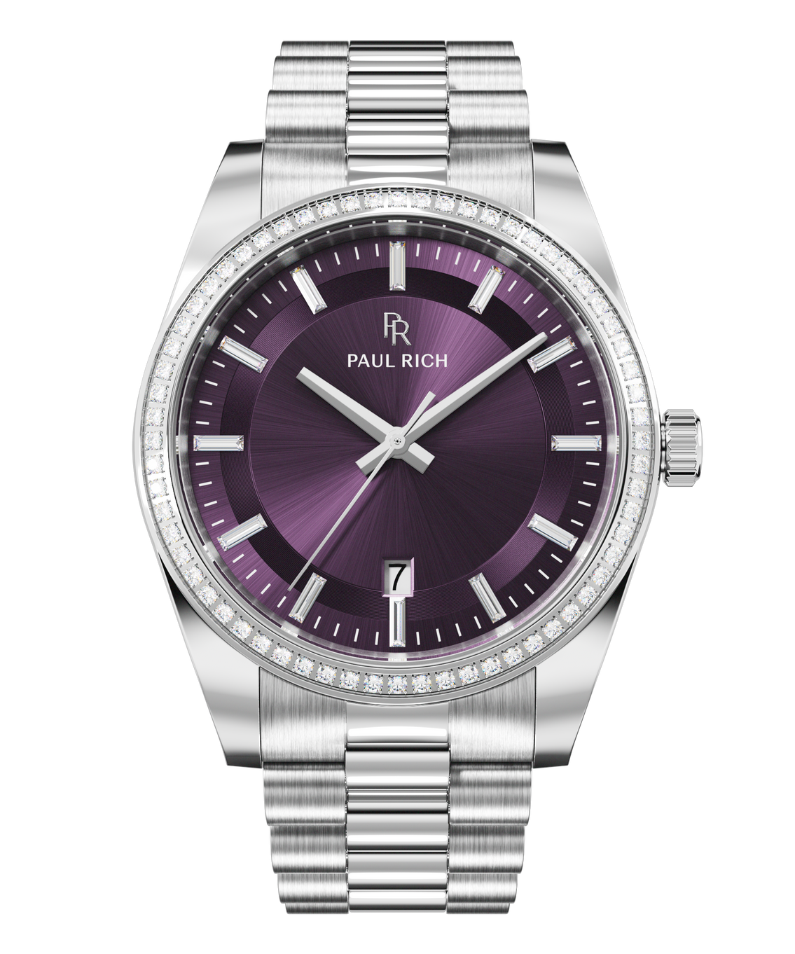Moissanite Legacy Silver Plum