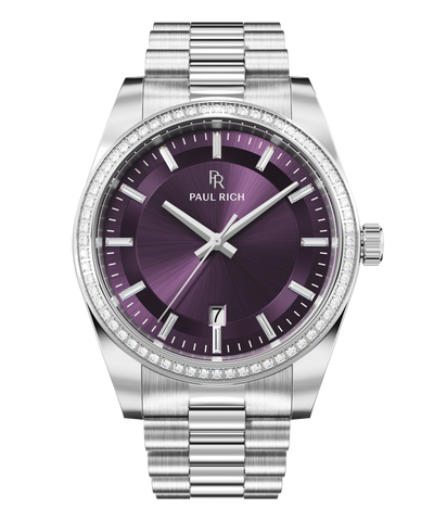 Moissanite Legacy Silver Plum