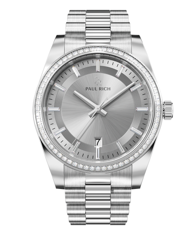 Moissanite Legacy All Silver — front view
