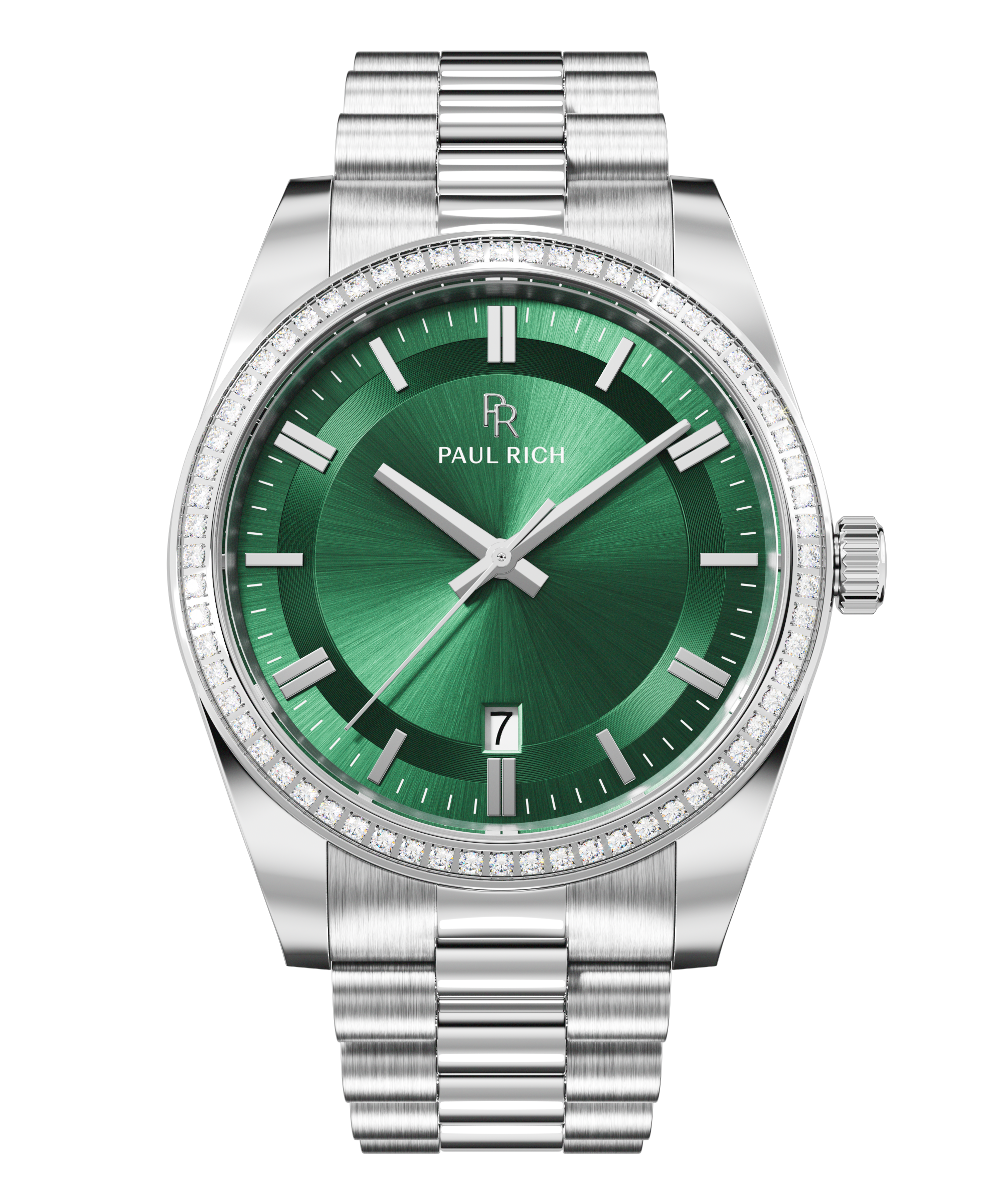 Legacy Silver Green | Quartz Watch | Paul Rich