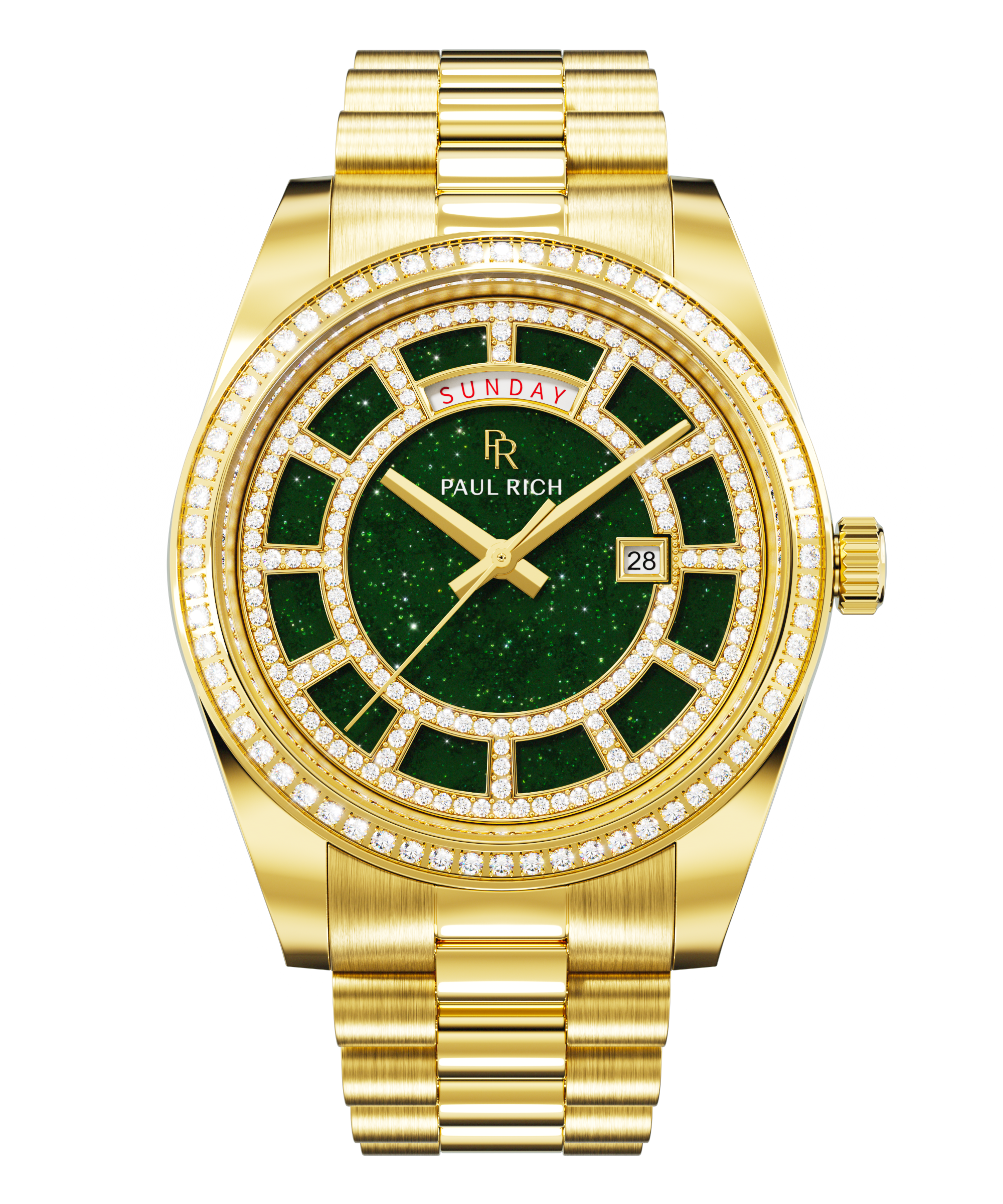 Crown Legacy Gold - Aventurine Green | Paul Rich