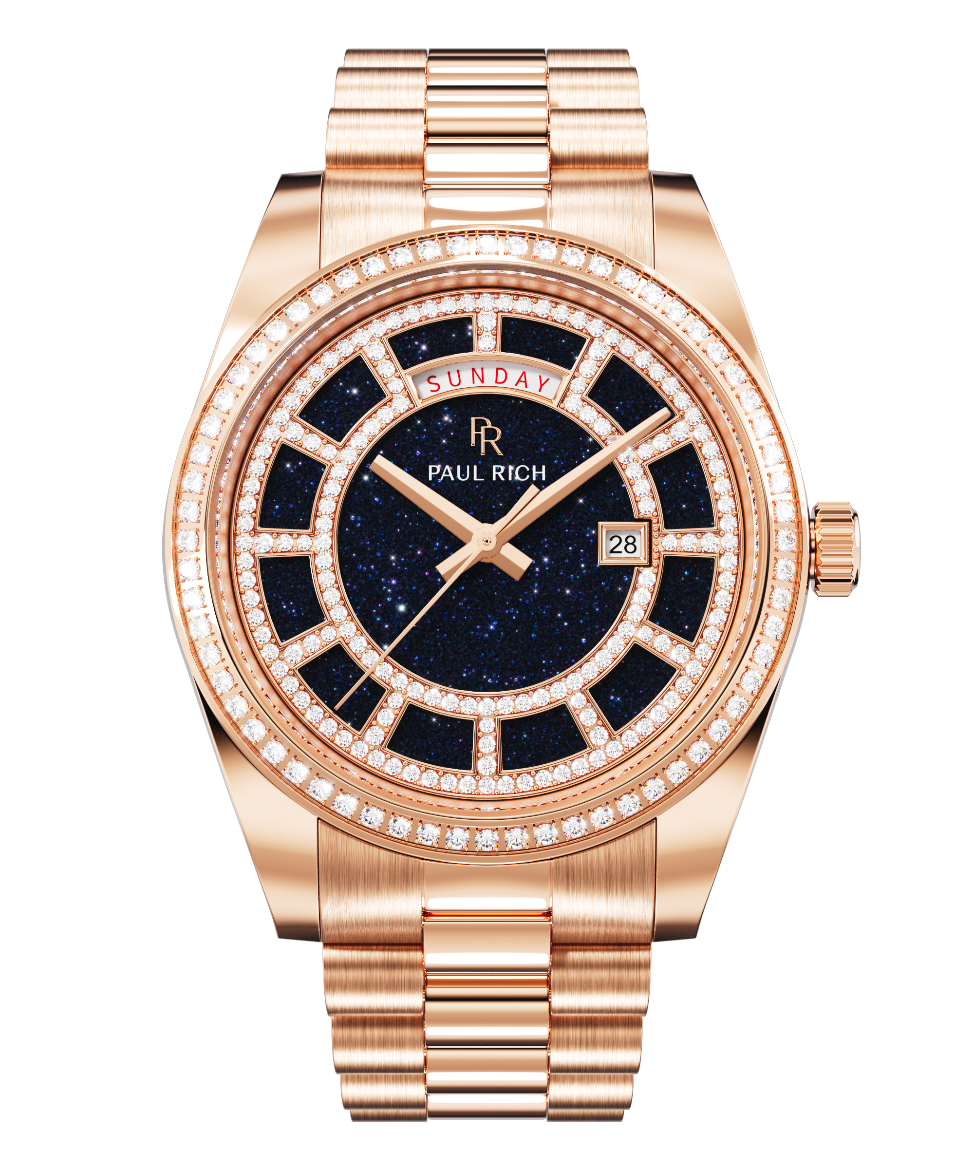 Crown Legacy Rose Gold - Aventurine Blue | Paul Rich