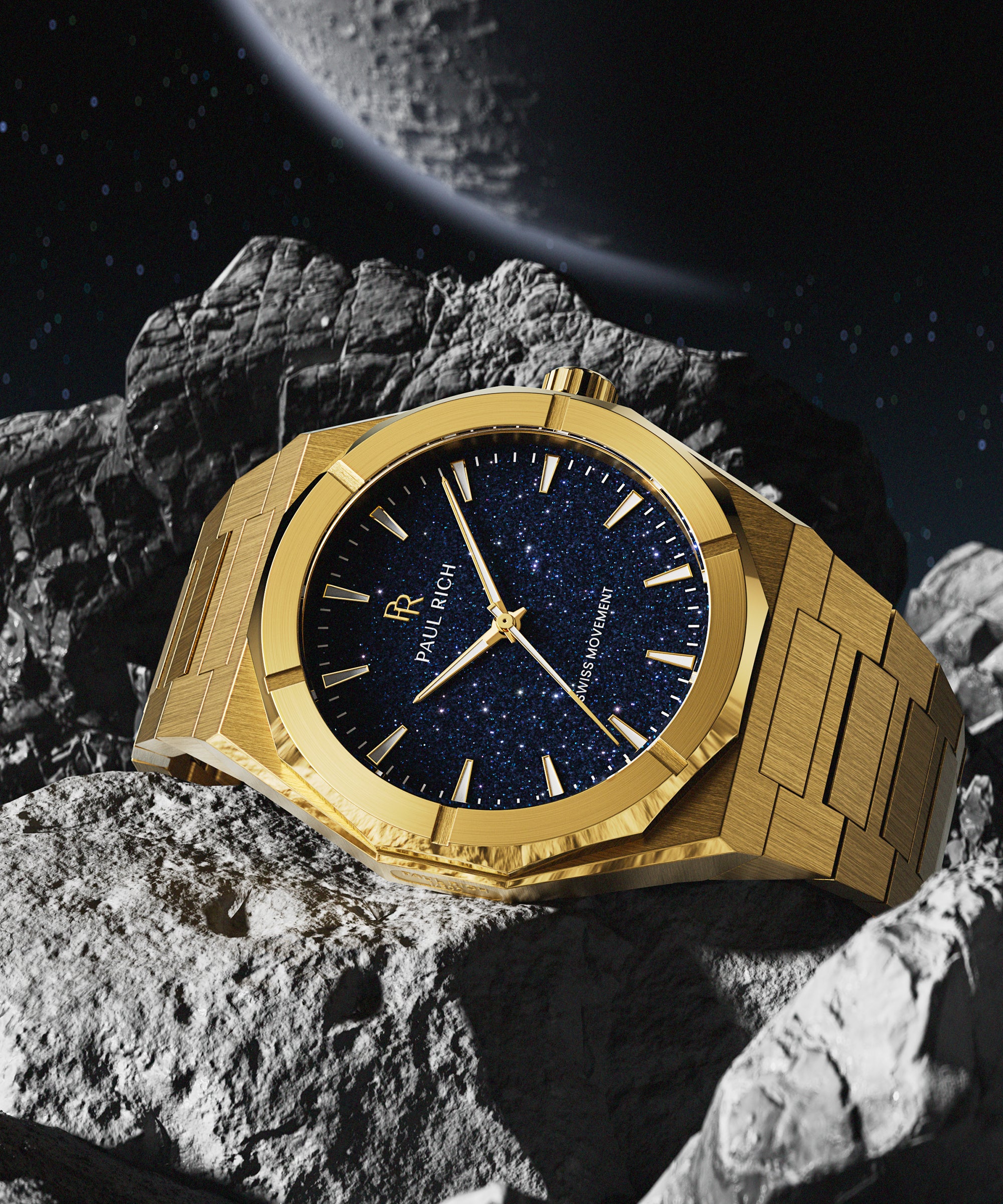 Star Dust II Gold | Quartz Watch | Paul Rich