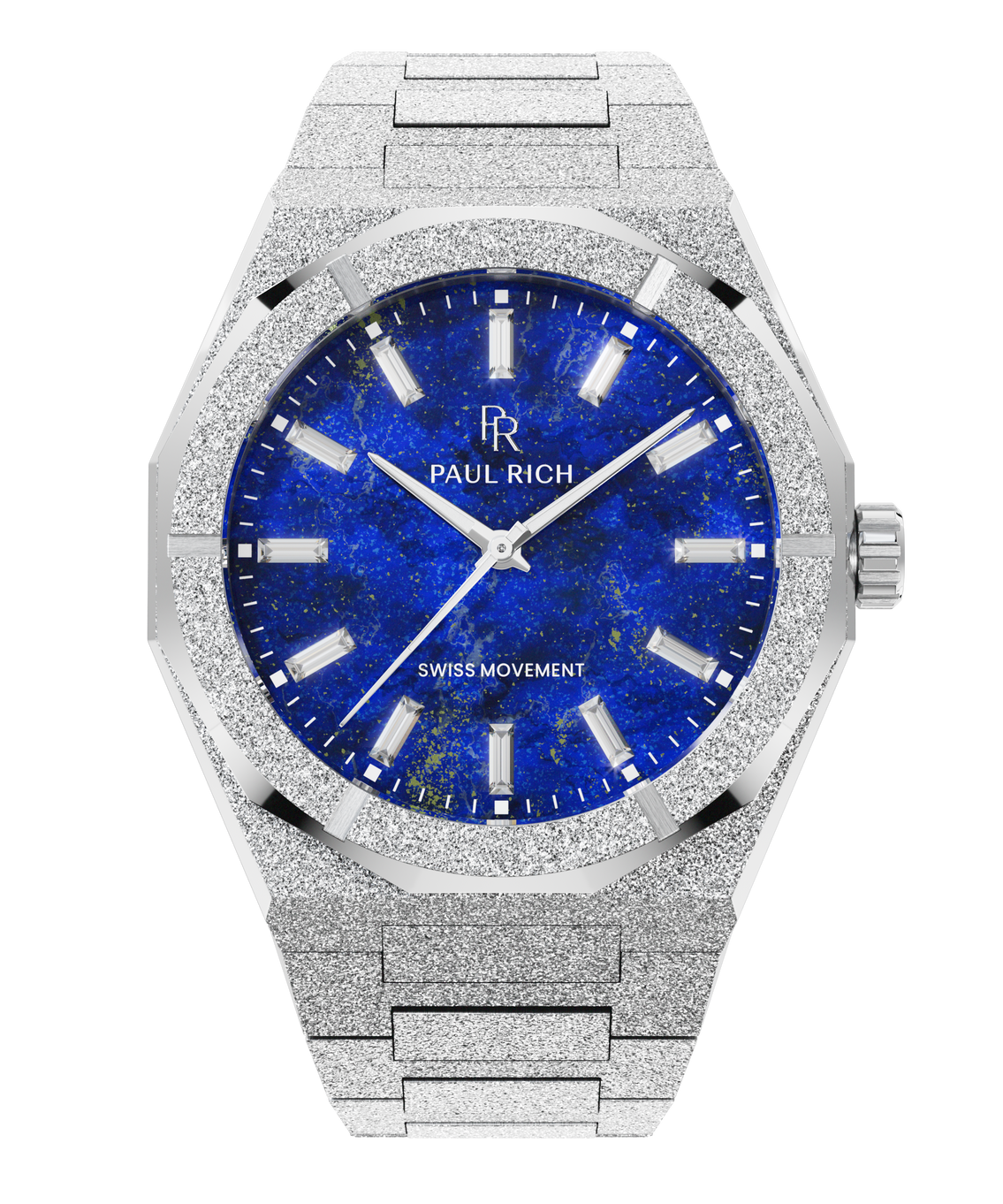 Frosted Star Dust II Lapis Nebula Silver — front view