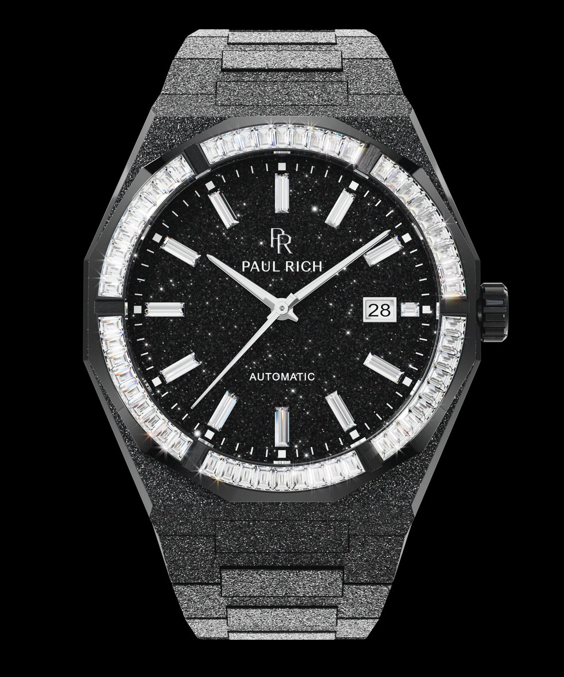 Moissanite Frosted Star Dust II - Void Black