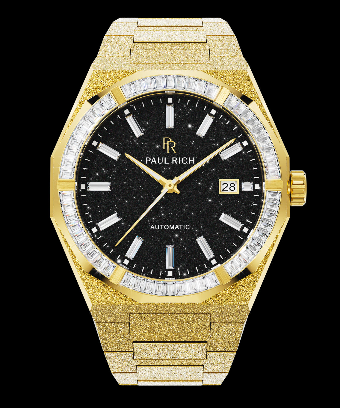 Moissanite Frosted Star Dust II - Void Gold