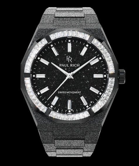 Moissanite Frosted Star Dust II - Void Black