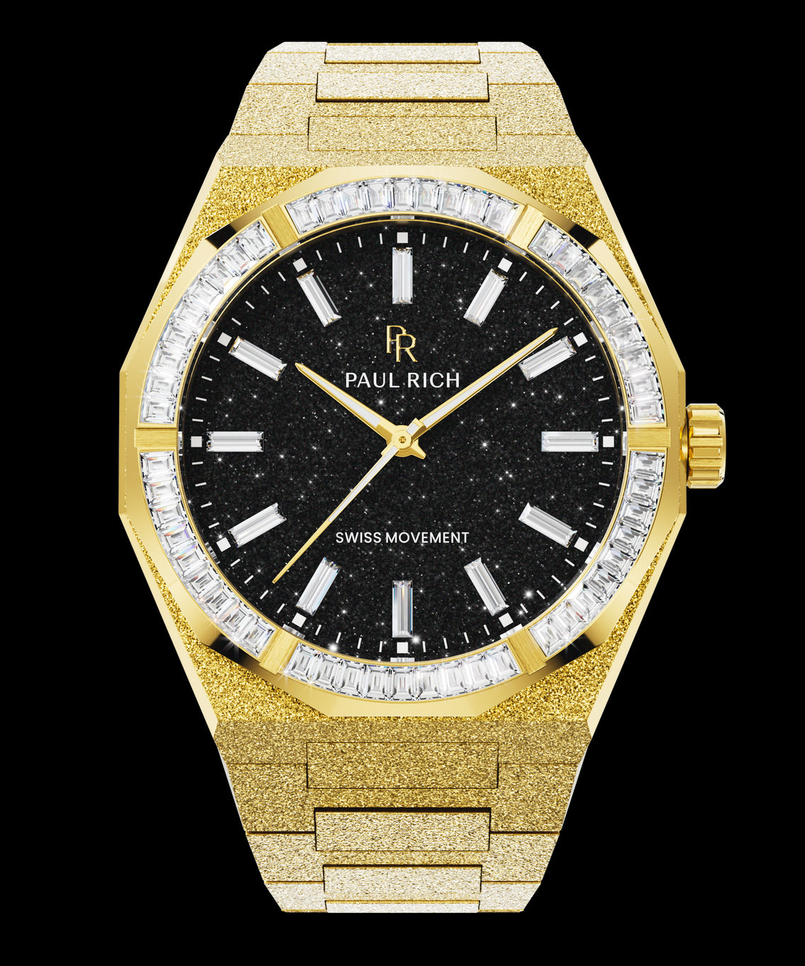 Moissanite Frosted Star Dust II - Void Gold