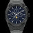 Paul Rich frosted black watch with aventurine dial, moonphase display, and three subdials on a frosted black bracelet.