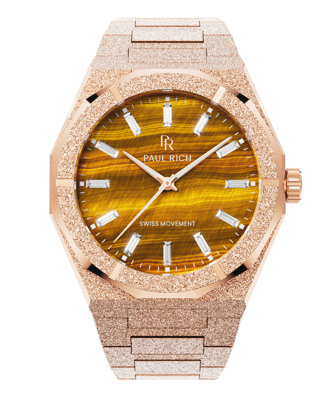 Frosted Star Dust II Tiger Flare Rose Gold — front view