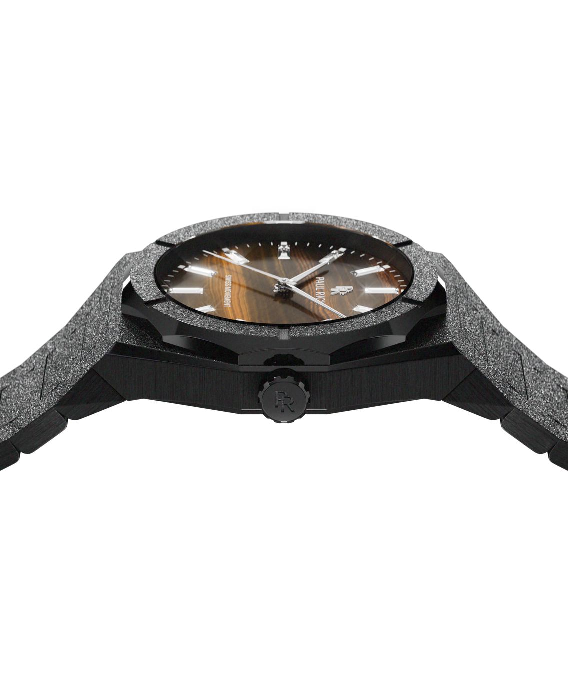 Frosted Star Dust II Tiger Flare Black — sidetop view