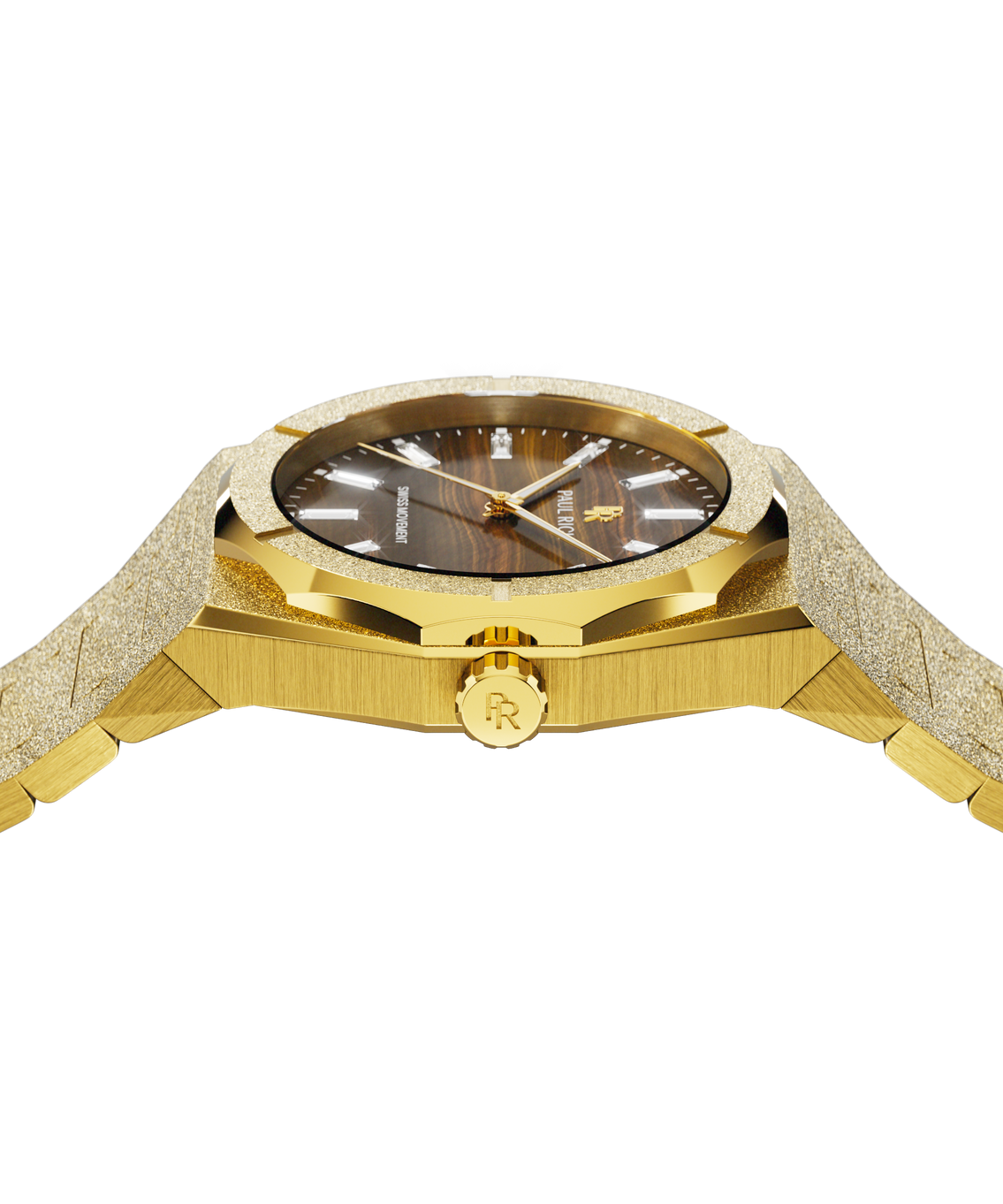 Frosted Star Dust II Tiger Flare Gold — sidetop view