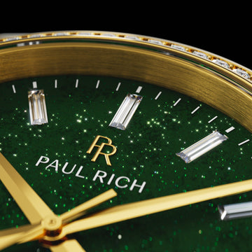 Aventurine Moissanite Dial