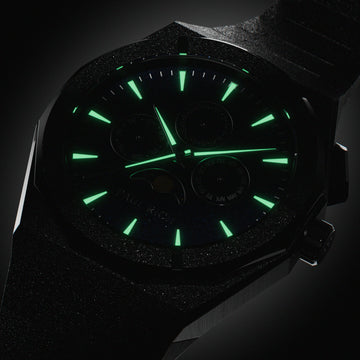 Luminous Hands and Hour Markers