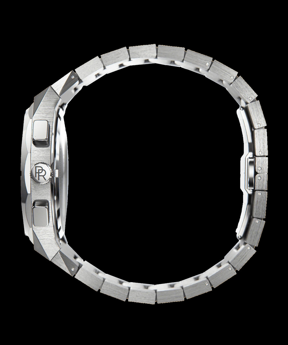 Motorsport Silver Black Steel